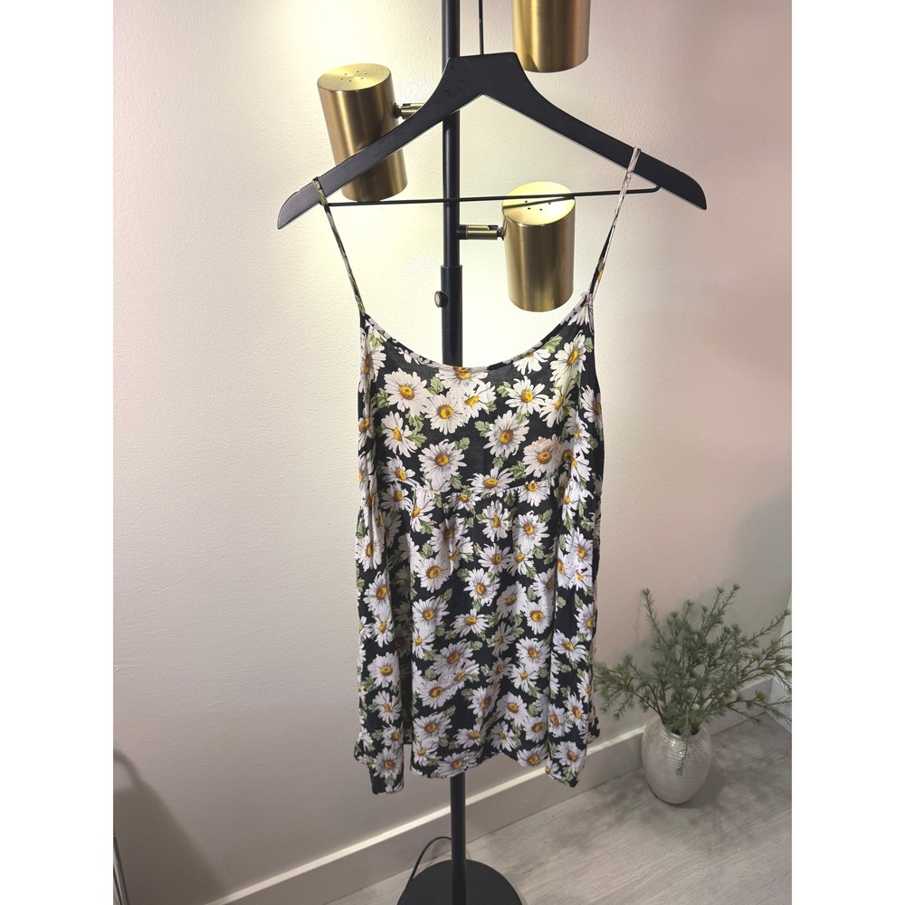American Apparel mini trend y2k daisy summer rayon classic adjustable empire XS